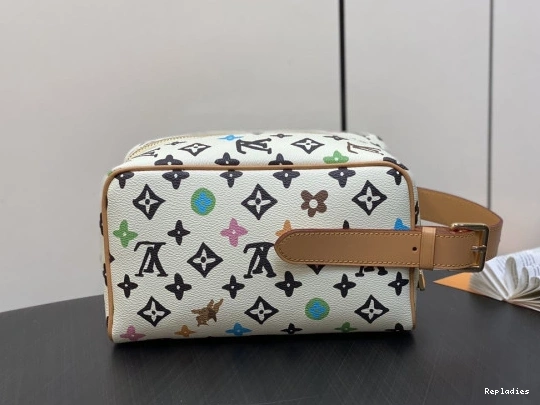 Rep ladies VUITTON LOCKER bag-23*13*12CM LOUIS KIT DOPP 0727
